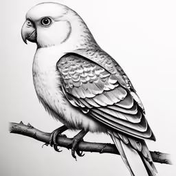 bird on a tree branch by mark robinson