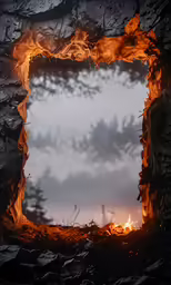 an image of the inside of a fire pit