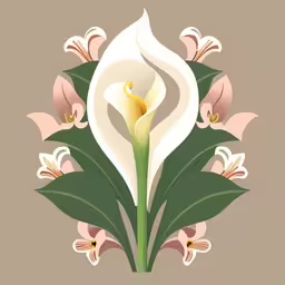 the colorful flowers are in the floral arrangement