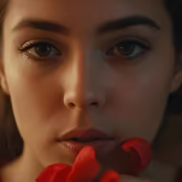 a close up image of a woman with very pretty eyes