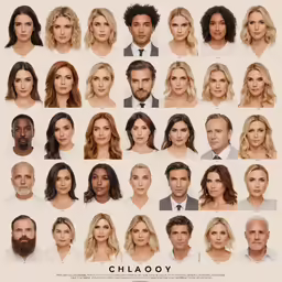 a large collage of different people all from one side to the other
