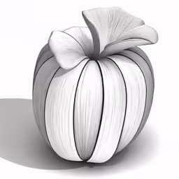a apple cut into a line with the center piece in half