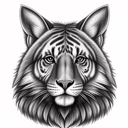 a tiger drawing is the best way to learn how to draw a lion,a drawing of a tiger