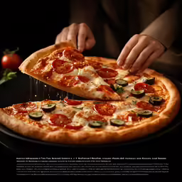 person cutting a pizza with a spatula that contains tomato sauce