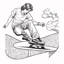 a person on a skateboard riding the rail