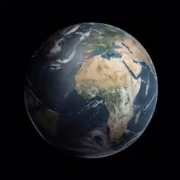 an image of the earth taken from space