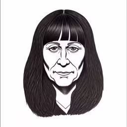 a portrait of a woman