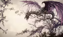 there is an intricate bird in the tree