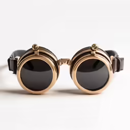 a pair of sunglasses that are made out of metal