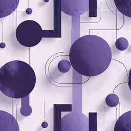 the surface is covered with many different purple objects