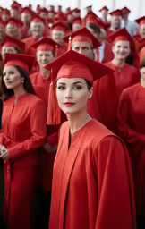 an image of a girl in graduation gown