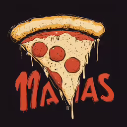 a slice of pizza with melted cheese and toppings