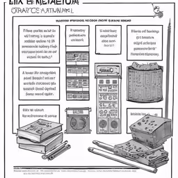 the diagram on an instruction book for a radio system