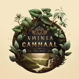 an ad featuring the name and logo for a beer company