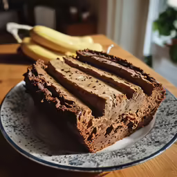 a plate that has some very tasty looking dessert on it