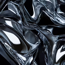 the surface is made of shiny material
