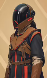 the back of a man wearing a helmet with an attached camera