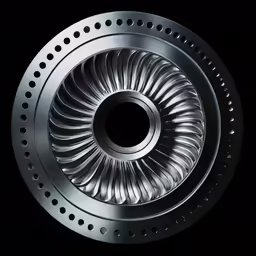an object with large metal disks in the center