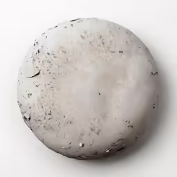 a white plate sitting on top of a white table