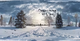 a snowy trail with the words embrace with may on it