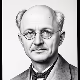 a man in a suit and tie is looking to the side