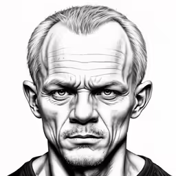 the head and shoulders of a man with gray hair