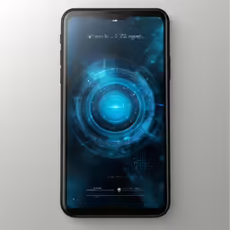 an abstract background with the iphone logo on it