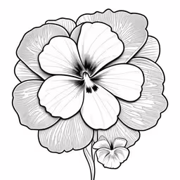 a black and white flower in color,a large flower with long petals is shown