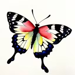 a very pretty butterfly with a nice colors