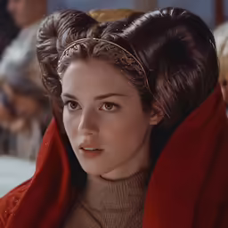 a young girl dressed as princess lei lei