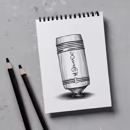 a cup of coffee sitting next to some pencils