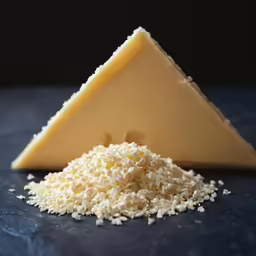a cheese board with some type of stuff on it