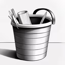 there are plastic containers with forks in them