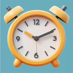an alarm clock with the numbers six to twelve