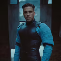 a man with his hand on his hip posing for a photo