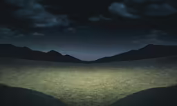 a very long view of some pretty mountains