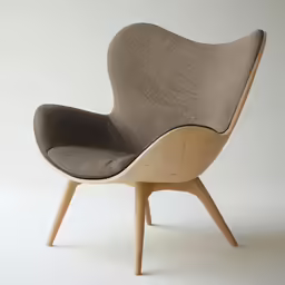 an egg chair designed and constructed by danish designer hans henslykk