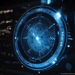 a close up photo of a bright clock