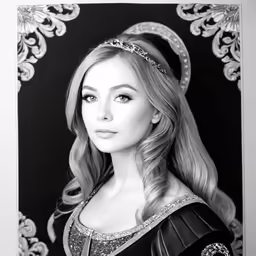 an image of a woman wearing a tiara