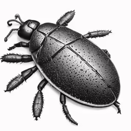 a bug is shown in the center of a picture