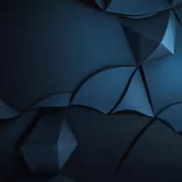 blue abstract shapes background with shadows