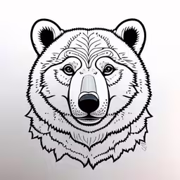 /tmp/FOO1qohCO.jpg = a close up of a tattoo design of a bear
