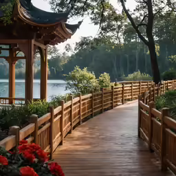 the walkway leading into the water is very empty
