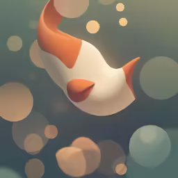 a close up of a white and orange fish in the water