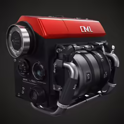 an image of the camera from behind