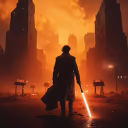 the artwork shows that it seems like a strange world