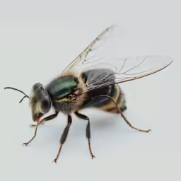 a close up image of a fly insect with wings