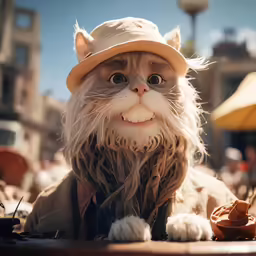 a cat dressed as a wizard poses for a photo
