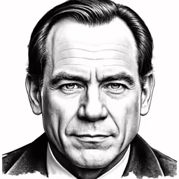 a drawing of john j mccain