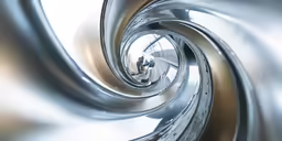 close up of metal surface with a long line of pipes
